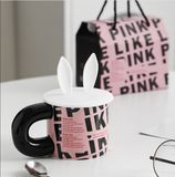  Ly Sứ Phiên Bản Black Pink cực kì dễ thương PK250027 [HÀNG ORDER 5-7 NGÀY | ÁP DỤNG ĐƠN TỪ 2 TRIỆU | CÓ THỂ IN LOGO] 