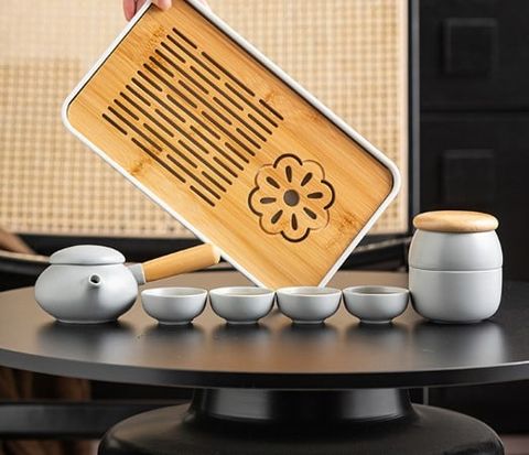  [ORDER]Bộ Trà Cụ Du Lịch – Trọn Vẹn Nghệ Thuật Trà Đạo Dù Ở Đâu  PK250060 