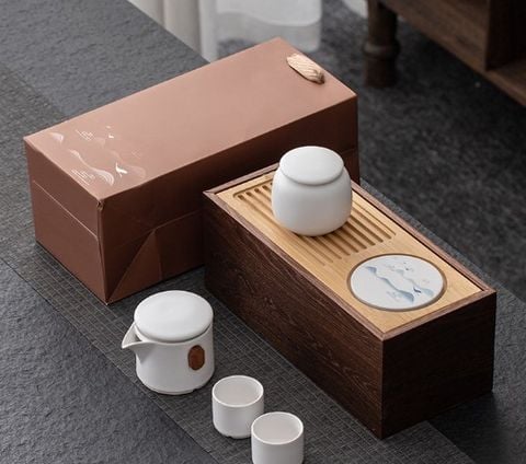  (ORDER)  Bộ Ấm Trà Công Phu Mini Sơn Thủy – Quà Tặng Doanh Nghiệp Cao Cấp PK250062 