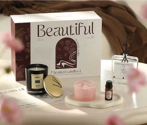  [ORDER] Bộ Quà Tặng Nến Thơm – Hộp Quà Cao Cấp PK250064 