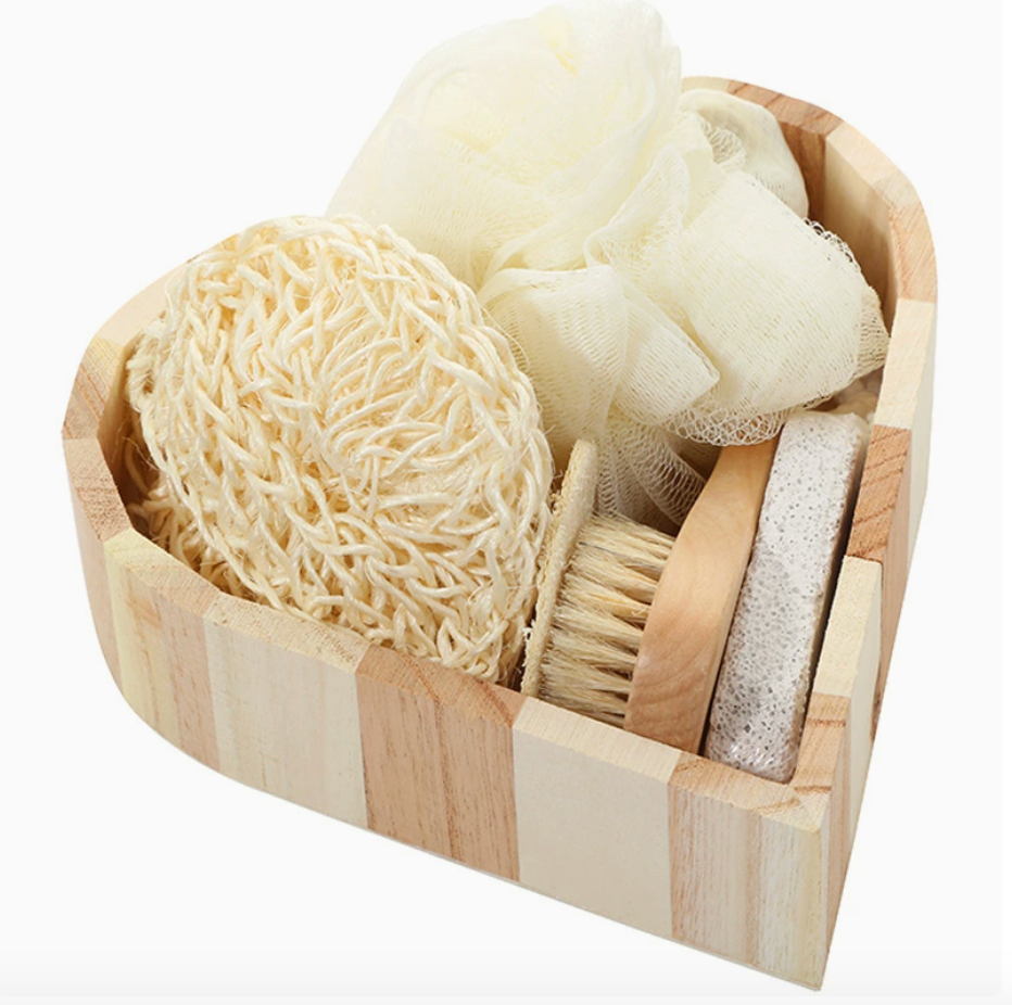  Bộ Quà Tặng Tắm Hình Trái Tim Cao Cấp - Găng Tay, Bông Tắm, Khăn Tắm - Quà Tặng Lễ Hội, Doanh Nghiệp [GIAO HÀNG 2-10 NGÀY | SỈ TỪ 2 TRIỆU | CÓ THỂ IN LOGO] 