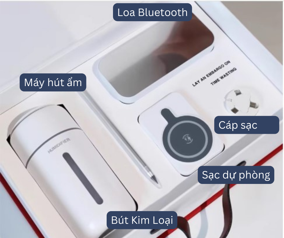  [ORDER] Hộp quà doanh nghiệp – Phong cách tối giản, retro sang trọng PK250010 