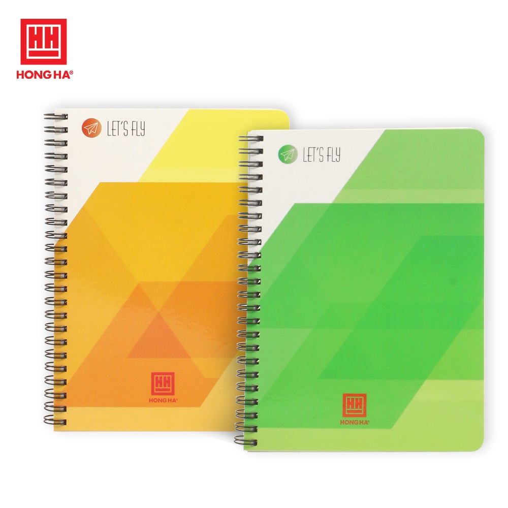  Sổ Lò Xo 200 trang A5 Hồng Hà Let's Fly - Q25-0005 (Giao màu ngẫu nhiên) 