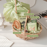  (ORDER)Giỏ quà xách tay nàng thơ kèm voan xinh xắn PK250018 