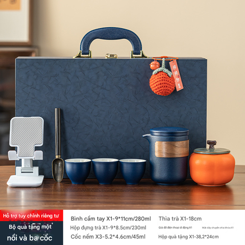  (ORDER ) Bộ Quà Tặng Doanh Nghiệp Pha Trà – Sang Trọng & Ý Nghĩa PK250058 