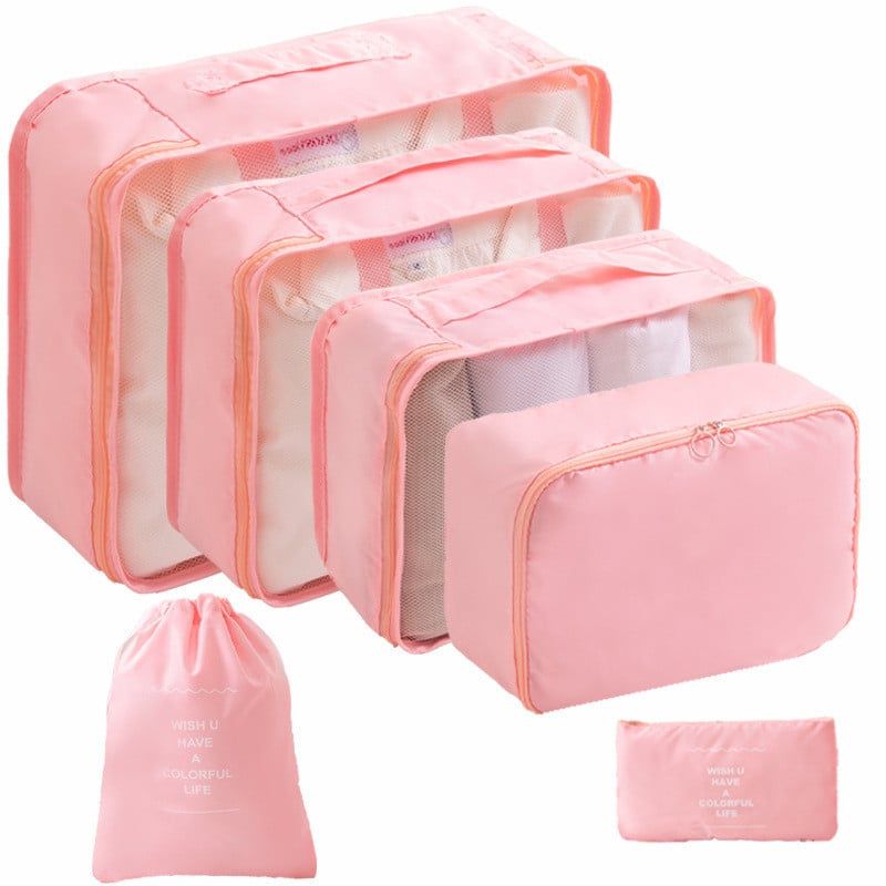  Bộ 6 Túi Đựng Đồ Du Lịch Sắp Xếp Bảo Quản Quần Áo Dung Tích Lớn [GIAO HÀNG 2-10 NGÀY | SỈ TỪ 2 TRIỆU | CÓ THỂ IN LOGO] 