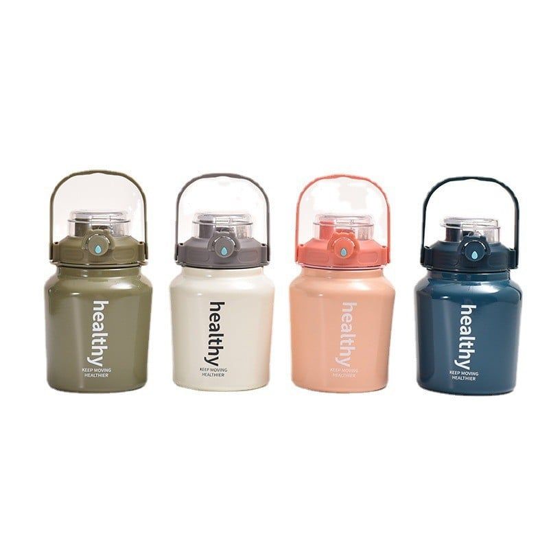  Cốc giữ nhiệt inox hình viên đường, cốc nước tiện lợi 