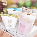  Bộ 20 Túi Giấy Mini Đáng Yêu (Có Nơ) - Kích Thước 5.7x6x10 cm, Hoàn Hảo Cho Quà Tặng! 
