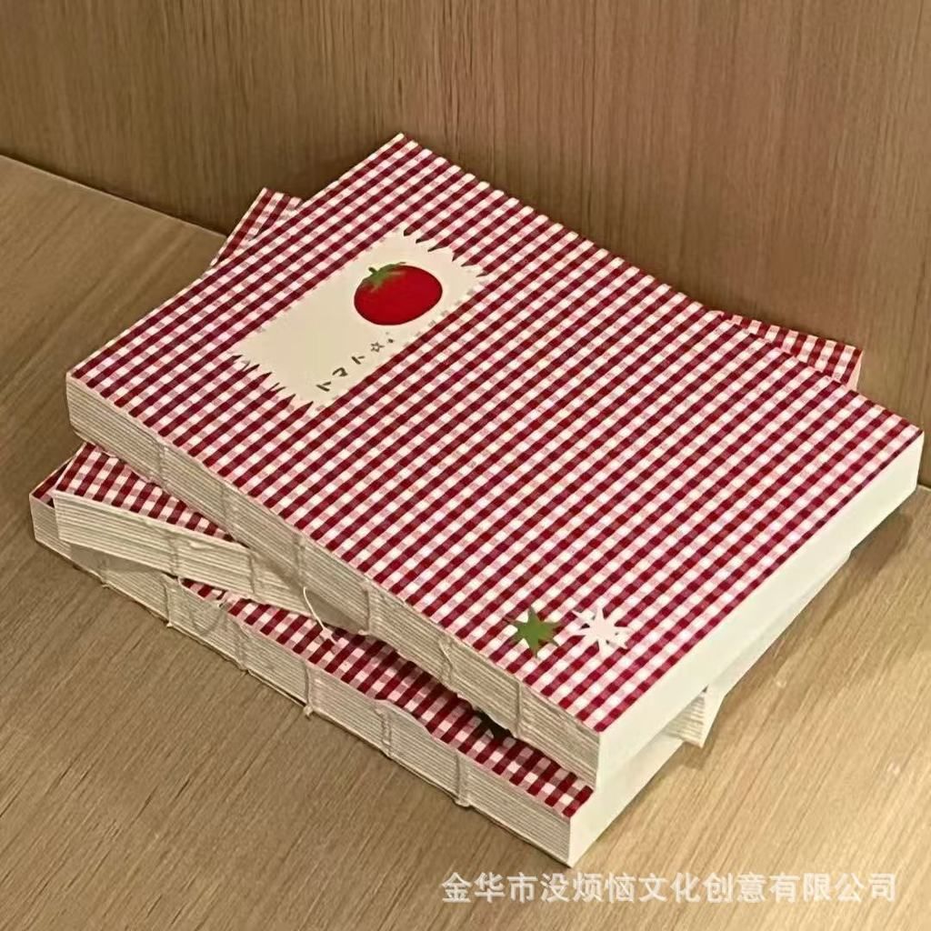  Sổ Tay Mini Lưới Màu Đỏ Hình Cà Chua Phong Cách Hàn Quốc - Sổ Ghi Chép Trống Giá Trị Cao Dùng Cho Học Sinh [GIAO HÀNG 2-10 NGÀY | SỈ TỪ 2 TRIỆU | CÓ THỂ IN LOGO] 