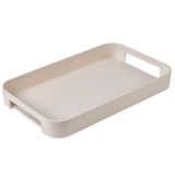  Khay Đựng Cốc Nhựa Màu Đen, Trắng Hình Chữ Nhật - Khay Trà, Khay Dao Kéo Phong Cách Bắc Âu, Gia Dụng, Quà Tặng Doanh Nghiệp [GIAO HÀNG 2-10 NGÀY | SỈ TỪ 2 TRIỆU | CÓ THỂ IN LOGO] 