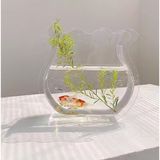  Bể Cá Để Bàn Acrylic Trong Suốt Hình Đuôi Cá Cho Cá Betta [GIAO HÀNG 2-10 NGÀY | SỈ TỪ 2 TRIỆU | CÓ THỂ IN LOGO] 