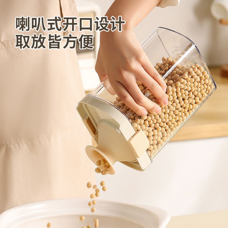  Hộp Bảo Quản Ngũ Cốc Bằng Nhựa Kín Khí - Hộp Đựng Thực Phẩm Gia Đình Dạng Vuông, Có Thể Mở Rộng, Nhiều Dung Tích [GIAO HÀNG 2-10 NGÀY | SỈ TỪ 2 TRIỆU | CÓ THỂ IN LOGO] 