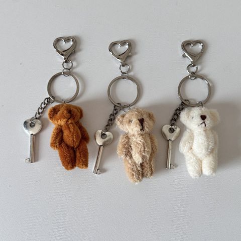  (hàng đặt trước)2 Mặt Dây Chuyền Móc Khóa Gấu Phong Cách Instagram Phụ Kiện Treo Túi Nữ Sinh Đáng Yêu 