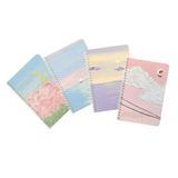  Sổ tay A5 120 trang lò xo, giấy kẻ ngang chống loá - Ghi chú dễ dàng! 