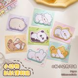  “(ĐẶT TRƯỚC) Bộ 50 Tem Ghi Chú Dễ Thương Hình Thú, Giấy Dán Chữ N Độc Đáo” 