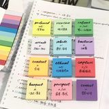  Hộp 12 tệp Giấy Ghi Chú Màu Có Thể Xé Dính - Note Pad Nhiều Màu, Phong Cách Morandi, Văn Phòng Phẩm Học Tập [GIAO HÀNG 2-10 NGÀY | SỈ TỪ 2 TRIỆU | CÓ THỂ IN LOGO] 