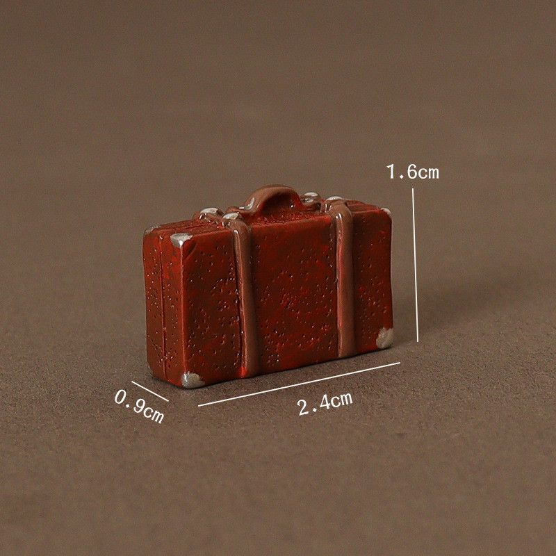  Vali Mô Hình Thu Nhỏ Cổ Điển Bằng Resin - Hành Lý Đồ Chơi Nhà Búp Bê, Đạo Cụ Chụp Ảnh, Phụ Kiện Du Lịch OB Dollhouse [GIAO HÀNG 2-10 NGÀY | SỈ TỪ 2 TRIỆU | CÓ THỂ IN LOGO] 