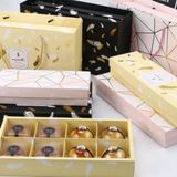  ```Hộp và túi đựng bánh ngọt hình chữ nhật sang trọng, chia ngăn Q692, món quà hoàn hảo``` 