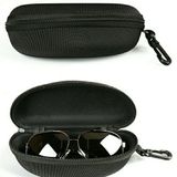  Hộp Kính Mắt Khóa Kéo Vải Oxford Màu Đen - Túi Đựng Kính Râm Chống Va Đập, Có Móc Treo, Bán Buôn [GIAO HÀNG 2-10 NGÀY | SỈ TỪ 2 TRIỆU | CÓ THỂ IN LOGO] 