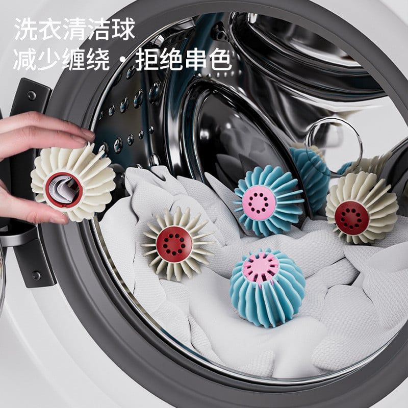  Bóng Giặt Chống Quấn, Hút Màu Cho Máy Giặt Gia Đình [GIAO HÀNG 2-10 NGÀY | SỈ TỪ 2 TRIỆU | CÓ THỂ IN LOGO] 