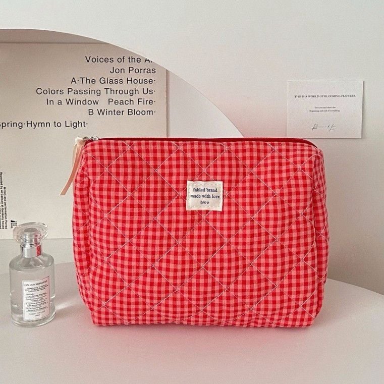  Túi Xách Du Lịch Kẻ Sọc Nam Việt Quất - Đáng Yêu & Dung Tích Rộng, Hàng Đặt Trước! 