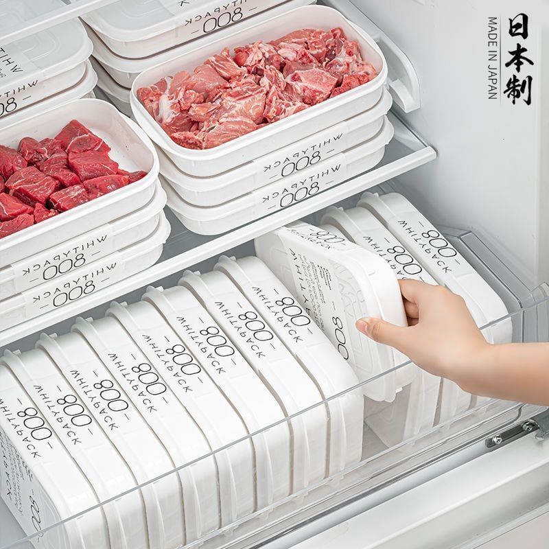  Hộp Bảo Quản Tủ Lạnh Nhật Bản Đựng Thịt Đông Lạnh & Rau [GIAO HÀNG 2-10 NGÀY | SỈ TỪ 2 TRIỆU | CÓ THỂ IN LOGO] 