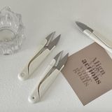  Kéo Cắt Chỉ Mini Đầu Nhọn Inox - Bộ 10 Cái Thêu Chữ Thập Dễ Sử Dụng, Có Nắp Bảo Quản 