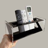  Kệ Để Bàn Acrylic Hình Chữ Nhật Màu Đen Trong - Giá Đựng Đồ Trang Trí Phòng Khách, Bàn Trà, Tivi [GIAO HÀNG 2-10 NGÀY | SỈ TỪ 2 TRIỆU | CÓ THỂ IN LOGO] 