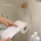  Giá Treo Khăn Giấy Cuộn Bằng Thép Không Gỉ - Vòng Khăn Trang Trí Dạng Treo Đơn Giản, Phụ Kiện Phòng Tắm, Nhà Bếp [GIAO HÀNG 2-10 NGÀY | SỈ TỪ 2 TRIỆU | CÓ THỂ IN LOGO] 
