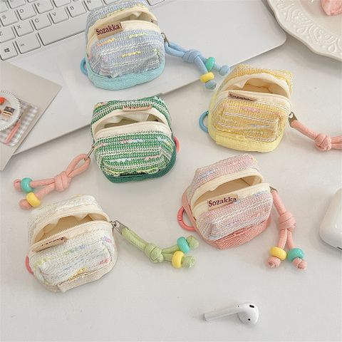  Bao Da Vải Mềm Dễ Thương Phong Cách Chanel - Dùng Cho Tai Nghe Bluetooth Apple, Đựng Và Bảo Vệ [GIAO HÀNG 2-10 NGÀY | SỈ TỪ 2 TRIỆU | CÓ THỂ IN LOGO] 
