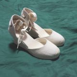  Giày Cói Đế Xuồng với Quai Cột Nơ - Món Đồ Thời Trang Độc Đáo [G421] 