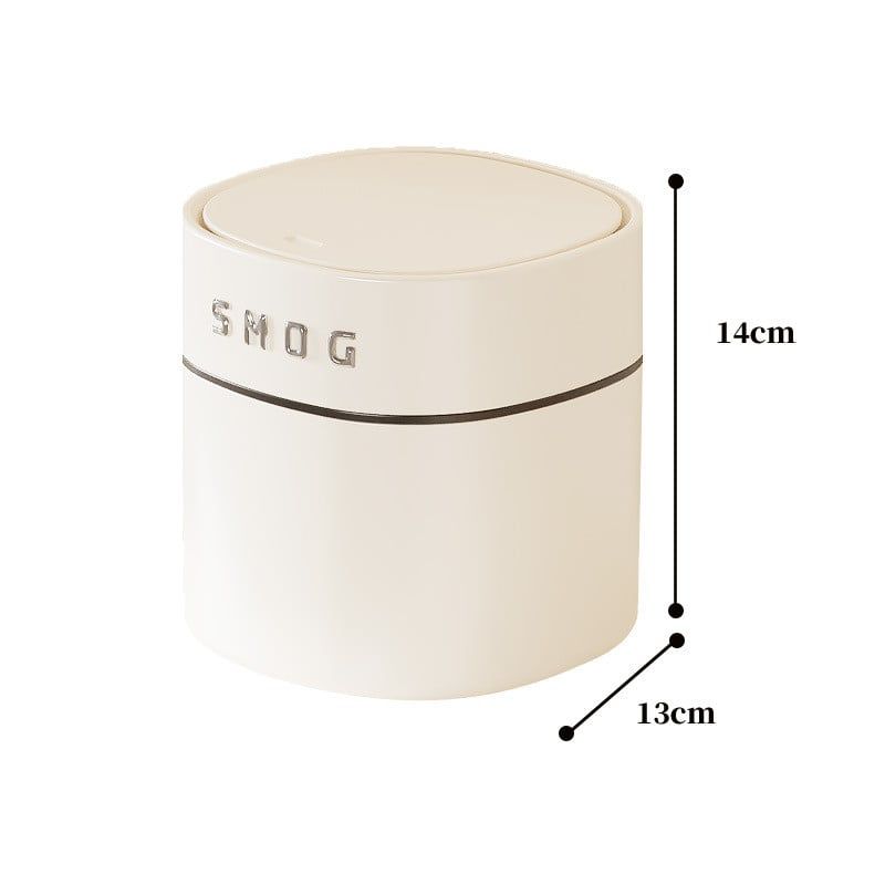  Thùng Rác Để Bàn, Phòng Khách, Bàn Cà Phê, Đầu Giường Văn Phòng, Bàn Làm Việc, Xô Vệ Sinh Có Nắp, 