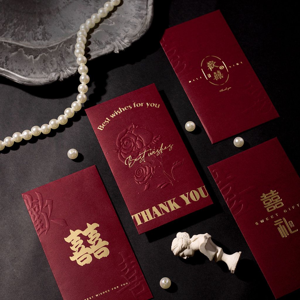  Bao Lì Xì Đỏ Rượu Vang Cao Cấp Làm Quà Tặng Doanh Nghiệp [GIAO HÀNG 2-10 NGÀY | SỈ TỪ 2 TRIỆU | CÓ THỂ IN LOGO] 