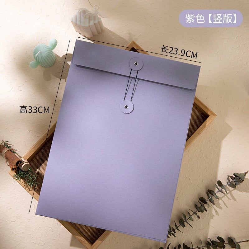  Túi đựng hồ sơ phong cách retro, túi đựng hóa đơn cao cấp 