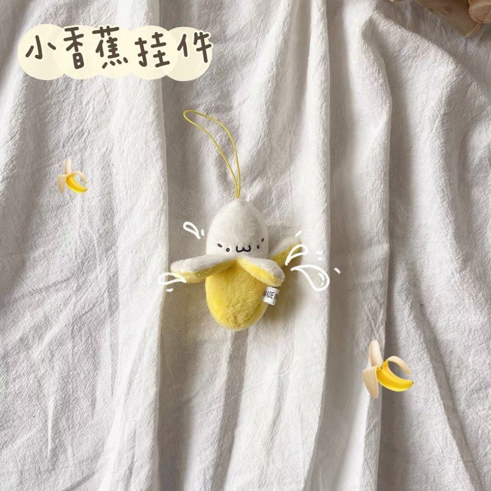  ```(ĐẶT TRƯỚC) Bộ 10 Móc Khóa Chuối Mini Dễ Thương Cho Túi Xách Di Động``` 
