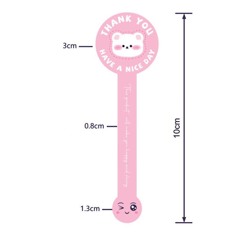  COMBO 5 Bộ 10 Tem Dán Dễ Thương cho Túi Giấy và Hộp Bánh Handmade, Quà Tặng DIY Q684 
