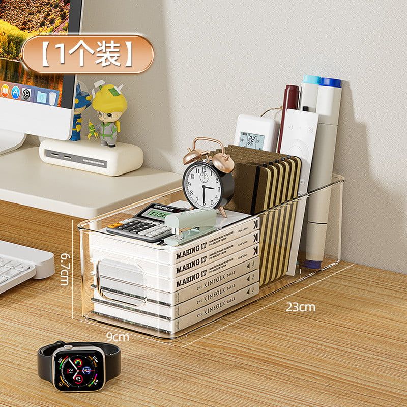  Hộp Đựng Để Bàn Trong Suốt PET - Giỏ Mỹ Phẩm Hình Chữ Nhật, Ngăn Kéo Nhiều Lớp Đựng Đồ Lặt Vật [GIAO HÀNG 2-10 NGÀY | SỈ TỪ 2 TRIỆU | CÓ THỂ IN LOGO] 