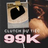  Ví cầm tay đính sequin cao cấp T271 - Clutch sang trọng cho tiệc tùng 