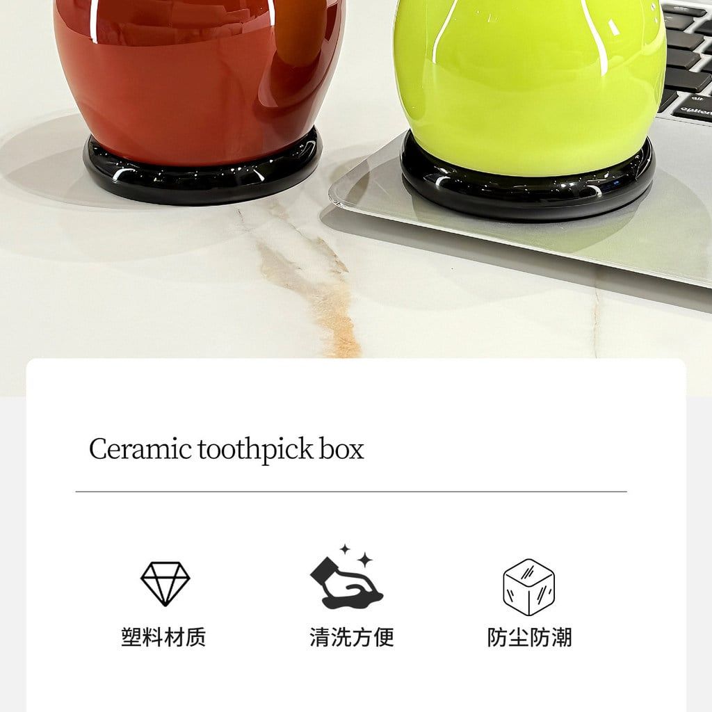  Hộp Đựng Tăm Hình Táo, Lê Cao Cấp Sáng Tạo Đáng Yêu Gia Dụng [GIAO HÀNG 2-10 NGÀY | SỈ TỪ 2 TRIỆU | CÓ THỂ IN LOGO] 