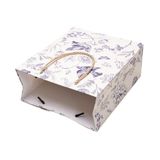  (HÀNG ĐẶT TRƯỚC) Combo 100 Túi Giấy Bìa Cứng Trắng Họa Tiết Hoa Chim Xách Tay Đựng Quà Tặng [GIAO HÀNG 2-10 NGÀY | SỈ TỪ 2 TRIỆU | CÓ THỂ IN LOGO] 