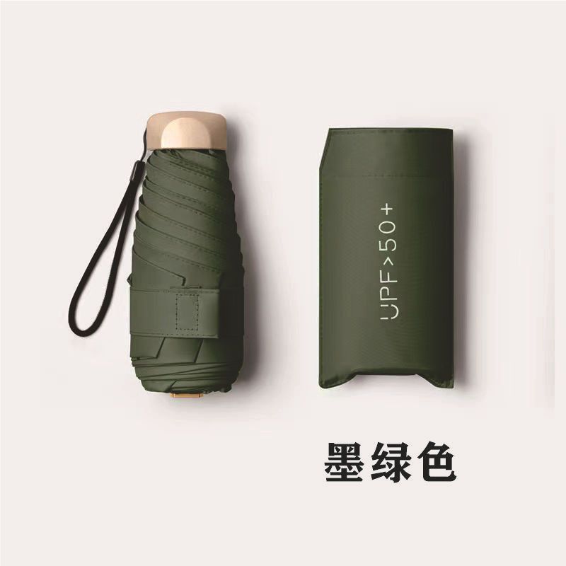  Ô Dù Gấp 5 Lần Chống Mưa Nhỏ Gọn Siêu Nhẹ Có Túi Đựng [GIAO HÀNG 2-10 NGÀY | SỈ TỪ 2 TRIỆU | CÓ THỂ IN LOGO] 