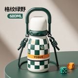  Bình Sữa Inox Cốc Giữ Nhiệt Cặp Đôi Cho Sinh Viên - Thiết Kế Bắt Mắt, Có Dây Đeo, Ống Hút, Khóa [GIAO HÀNG 2-10 NGÀY | SỈ TỪ 2 TRIỆU | CÓ THỂ IN LOGO] 