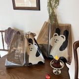  Túi đựng mỹ phẩm thiết kế gấp 4 trong 1 dung tích lớn lưới tháo rời hoạt hình ấn tượng 