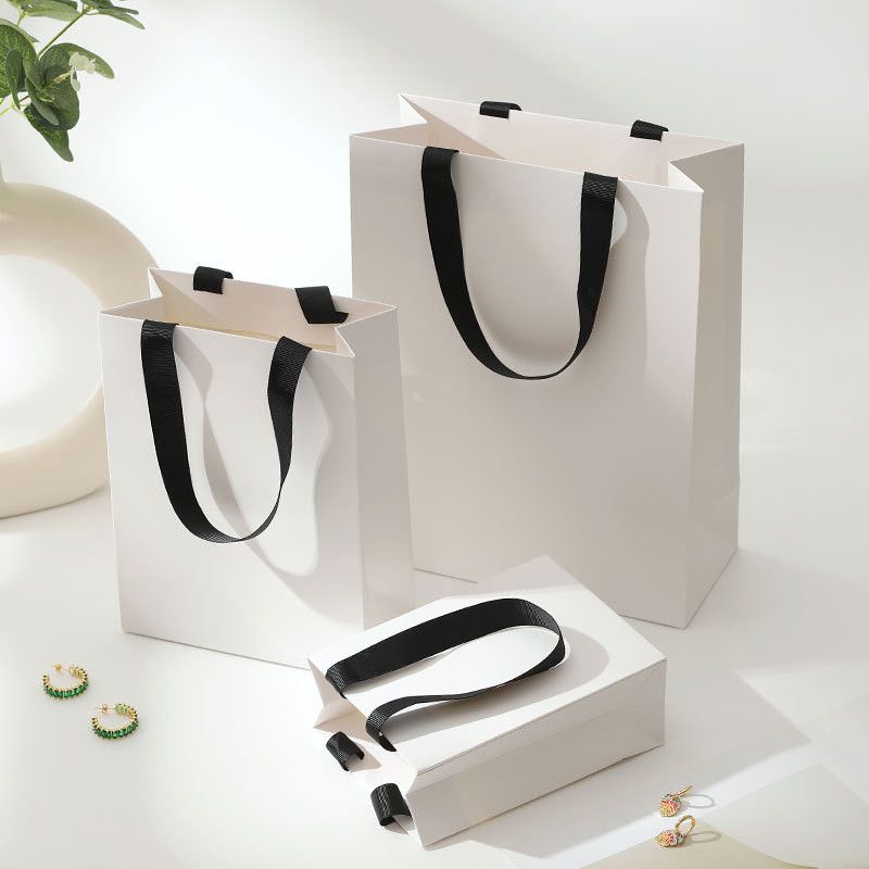  10 Túi Tote Giấy Dung Tích Lớn Xách Tay Đựng Trang Sức, Quà Tặng [GIAO HÀNG 2-10 NGÀY | SỈ TỪ 2 TRIỆU | CÓ THỂ IN LOGO] 
