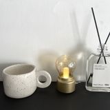  Đèn Ngủ USB Phong Cách Hàn Quốc Bắc Âu Màu Vàng - Đèn Led Nhỏ Để Bàn, Trang Trí Phòng Khách, Phòng Ngủ, Quán Café [GIAO HÀNG 2-10 NGÀY | SỈ TỪ 2 TRIỆU | CÓ THỂ IN LOGO] 