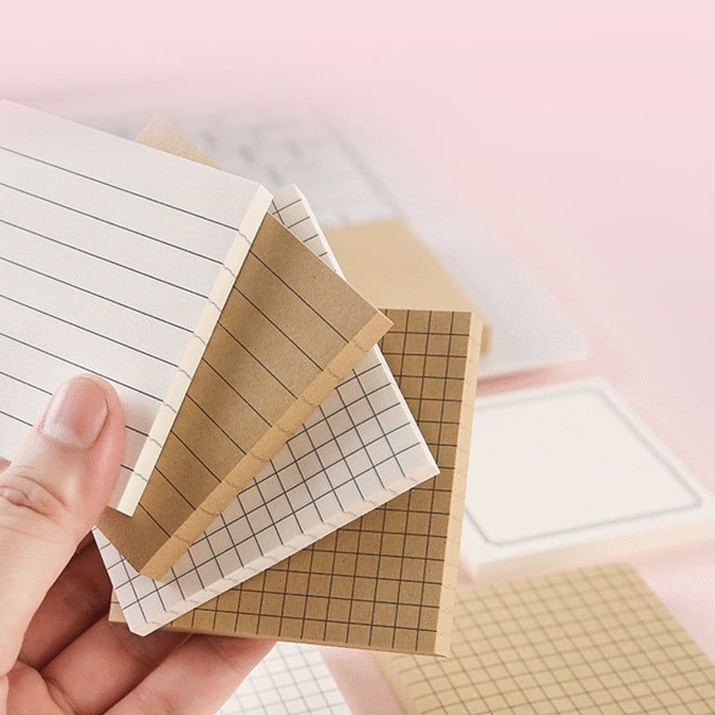 Giấy Ghi Chú Dán Lưới Trống Nhiều Màu Cho Học Sinh [GIAO HÀNG 2-10 NGÀY | SỈ TỪ 2 TRIỆU | CÓ THỂ IN LOGO] 