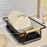  Giá Thoát Nước Bát Đũa Bằng Gỗ Màu Kem, Đen - Kệ Đựng Bát Đĩa Nhà Bếp, Rổ Đựng Đồ Ăn, Bồn Rửa Đa Năng [GIAO HÀNG 2-10 NGÀY | SỈ TỪ 2 TRIỆU | CÓ THỂ IN LOGO] 