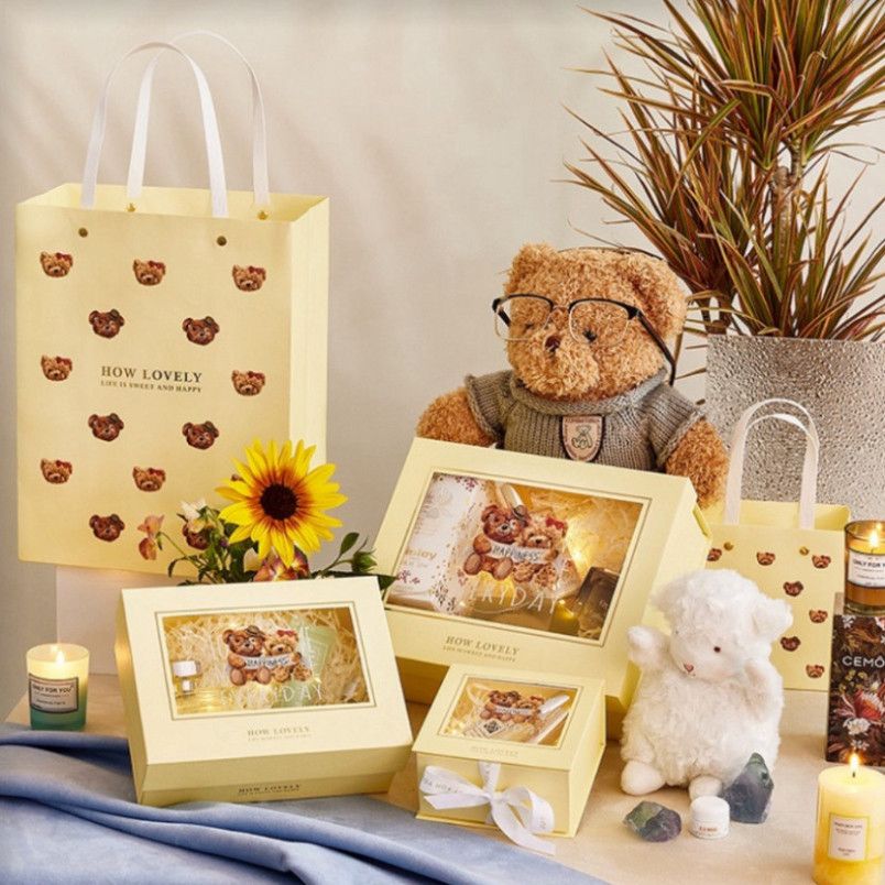  Bộ quà sang trọng Classy, Túi quà đáng yêu cho sinh nhật và kỷ niệm Q1550``` 