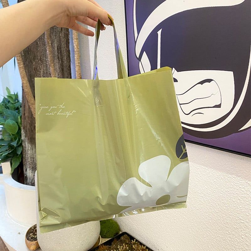  50 Túi Nhựa Cầm Tay Đơn Giản In Logo Đựng Quần Áo, Gói Quà Tặng [GIAO HÀNG 2-10 NGÀY | SỈ TỪ 2 TRIỆU | CÓ THỂ IN LOGO] 