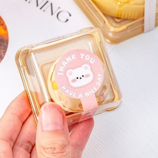  COMBO 5 Bộ 10 Tem Dán Dễ Thương cho Túi Giấy và Hộp Bánh Handmade, Quà Tặng DIY Q684 